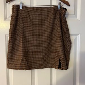 Abercrombie & fitch plaid skirt